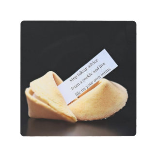 Impresión En Metal Stop Taking Advice From A Cookie