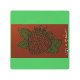 Impresión En Metal Strawberry Home Sweet Home