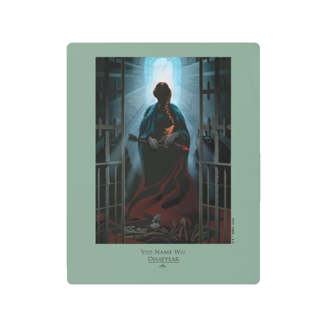 Impresión En Metal Su nombre desaparecerá (Anverso)