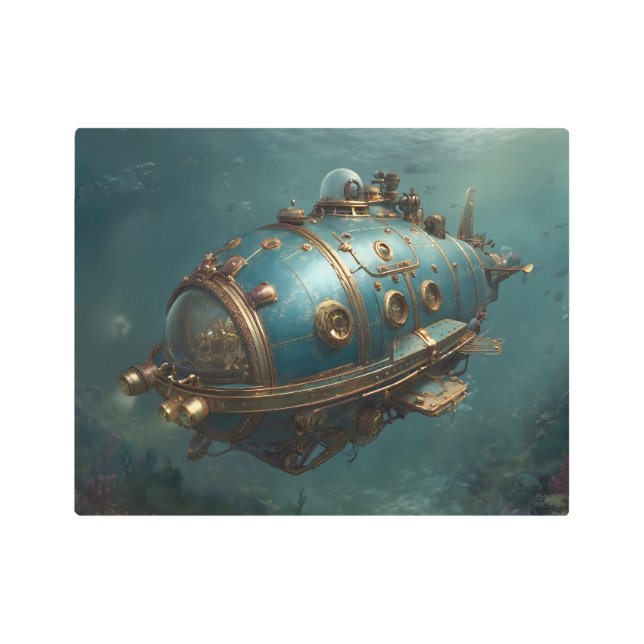 Impresión En Metal Submarino (Anverso)