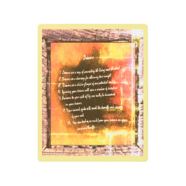 Impresión En Metal Sueños