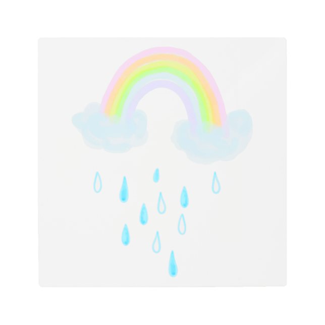 Impresión En Metal Sueños del arcoiris (Anverso)