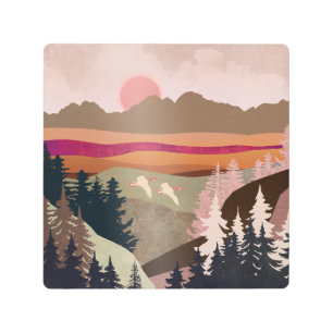 Impresión En Metal Summer Geese