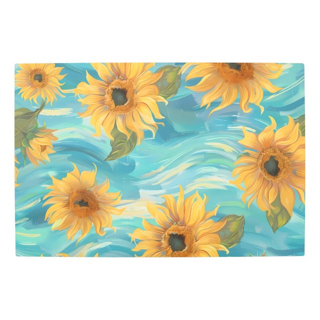 Impresión En Metal Sunflower (Anverso)