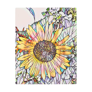 IMPRESIÓN EN METAL SUNFLOWER