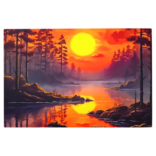 Impresión En Metal Sunset (Anverso)