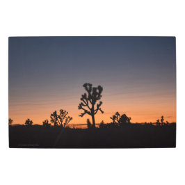 Impresión En Metal Sunset Joshua Trees