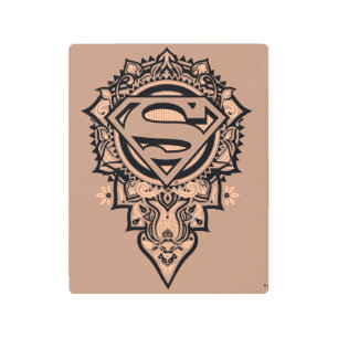 Impresión En Metal Supergirl Mandala Graphic
