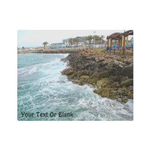 Impresión En Metal Surf Y Rocas - Nahariya, Israel