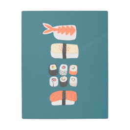 Impresión En Metal Sushi