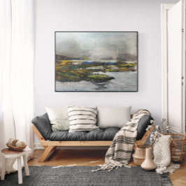 Impresión En Metal Susurros De Un Arbusto Misterioso