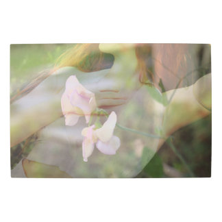 Impresión En Metal Sweet Pea Metalizado Wall Art