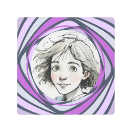 Impresión En Metal Swirl