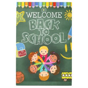 Impresión En Metal tableros de anuncios de bienvenida