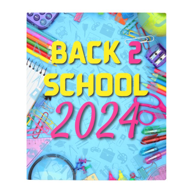 Impresión En Metal tableros de anuncios de bienvenida (Anverso)