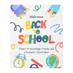 Impresión En Metal tableros de anuncios de la escuela secundaria de b