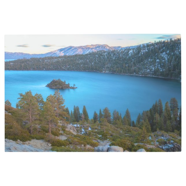 Impresión En Metal Tahoe Emerald Bay (Anverso)