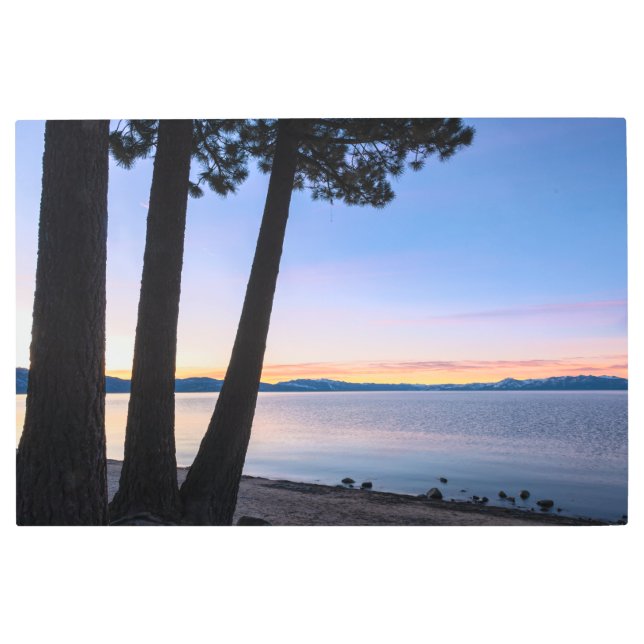 Impresión En Metal Tahoe Sunrise (Anverso)