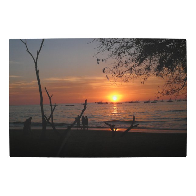 Impresión En Metal Tamarindo Sunset (Anverso)