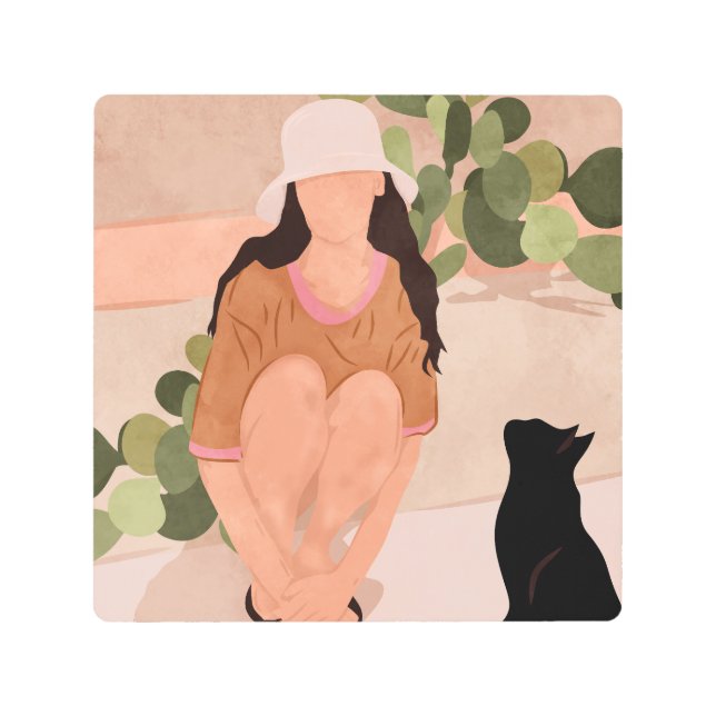 Impresión En Metal Tarde tranquila (Anverso)