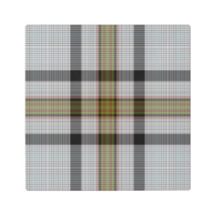 Impresión En Metal Tartan Plaid