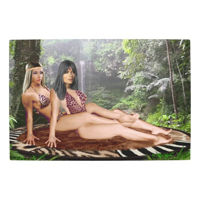 IMPRESIÓN EN METAL TARZANA DESTRUYE LUANA #4 (Anverso)