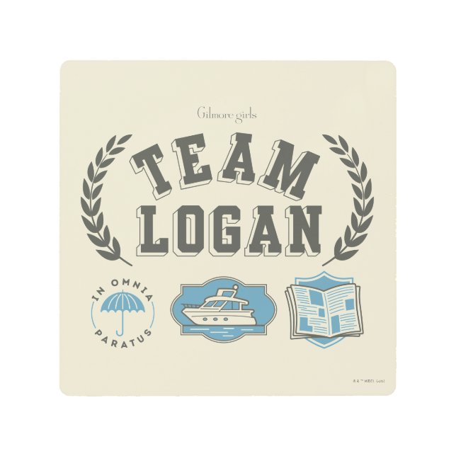 Impresión En Metal Team Logan Gilmore Girls Design (Anverso)