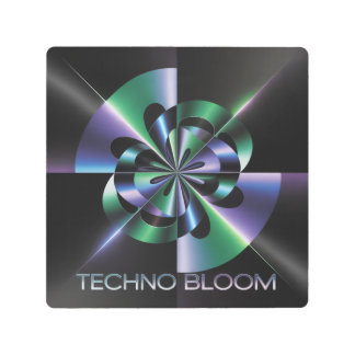 Impresión En Metal Techno Bloom