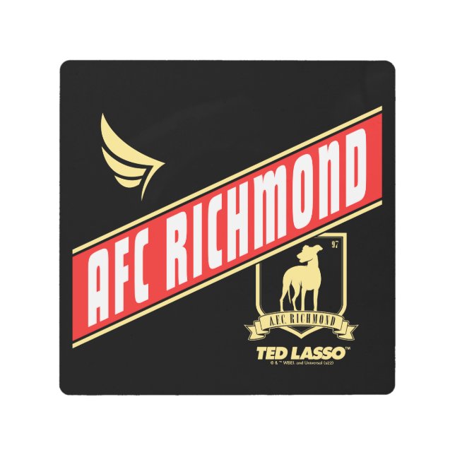Impresión En Metal Ted Lasso | Banner atlético AFC Richmond (Anverso)