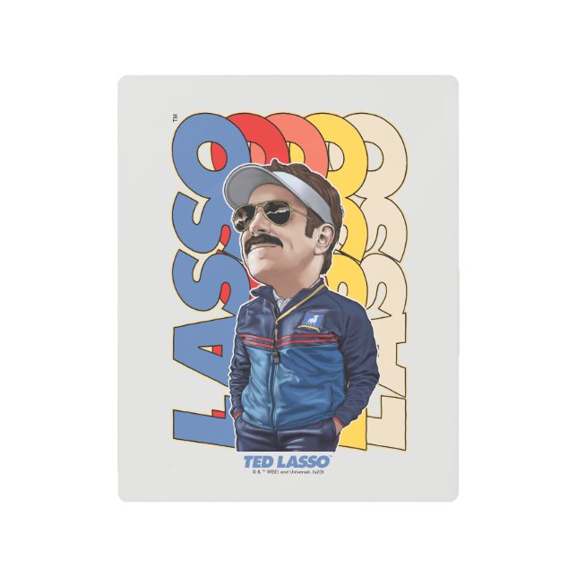 Impresión En Metal Ted Lasso | Lasso Bobblehead (Anverso)