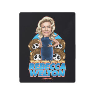 Impresión En Metal Ted Lasso   Rebecca Welton Bobblehead