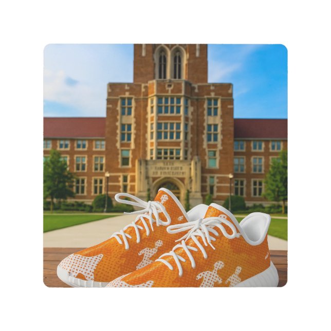 Impresión En Metal Tennessee university camo snekers shoes (Anverso)
