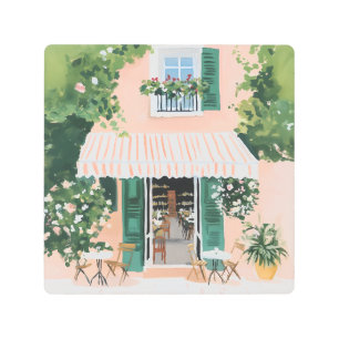 Impresión En Metal Terraza tranquila en Roma