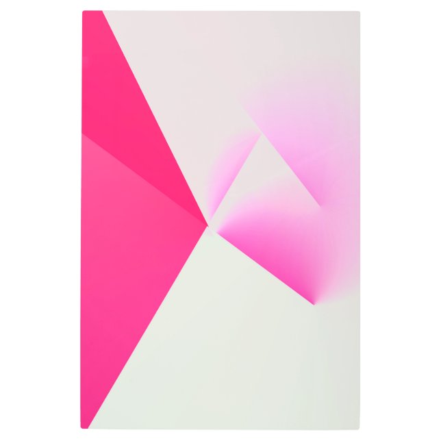 Impresión En Metal TEXTURA ABSTRACTA DE LA PAZ BLANCA ROSA metalizado (Anverso)