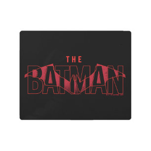 Impresión En Metal The Batman Bat Overlaid Logo