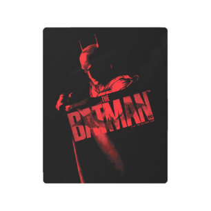 Impresión En Metal The Batman Cape & Logo