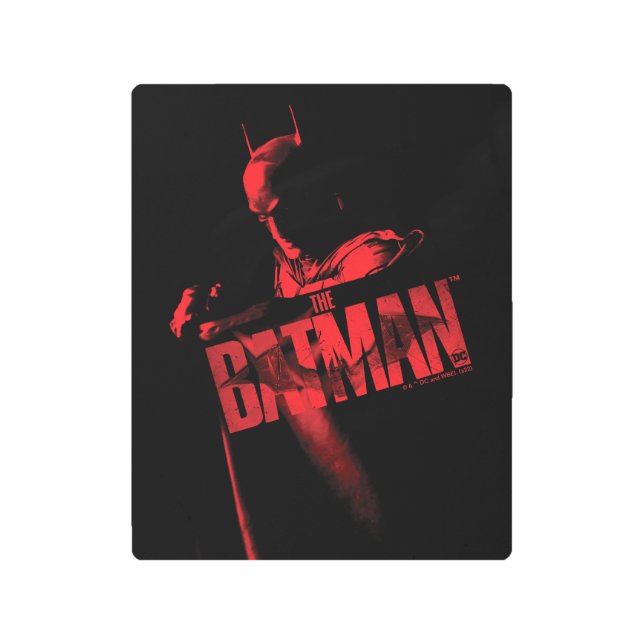 Impresión En Metal The Batman Cape & Logo (Anverso)