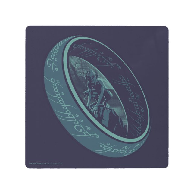 Impresión En Metal THE ONE RING™ GOLLUM™ Graphic (Anverso)