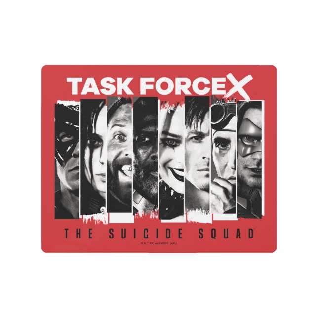 Impresión En Metal The Suicide Squad | Task Force X (Anverso)