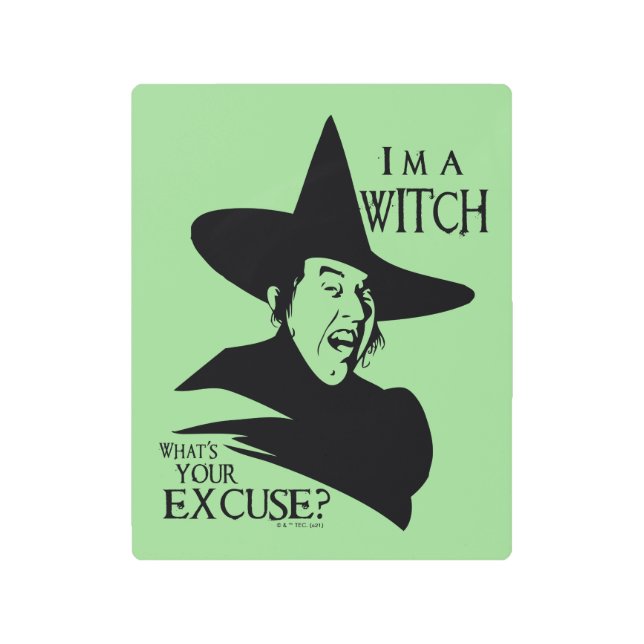 Impresión En Metal The Wizard Of Oz™ | I'm A Witch (Anverso)