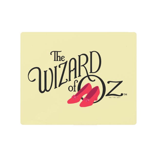 Impresión En Metal The Wizard Of Oz™ Logo (Anverso)