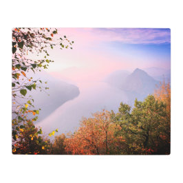 Impresión En Metal Ticino, Suiza: Vista desde Monte Bre