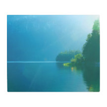 Tiempo de verano en el lago Eibsee