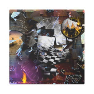 Impresión En Metal Tiempo e imaginación