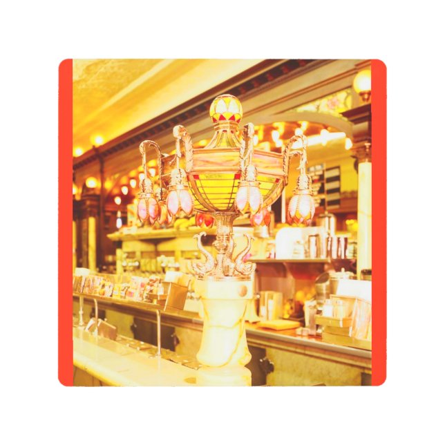 Impresión En Metal Tienda de fuentes antiguas (Anverso)