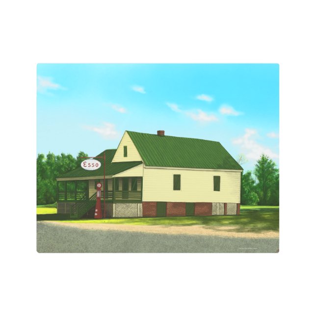 Impresión En Metal Tienda Jones (Anverso)