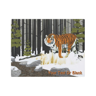 Impresión En Metal Tigre de Siberia