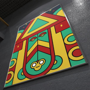 Impresión En Metal Tiki espiritual