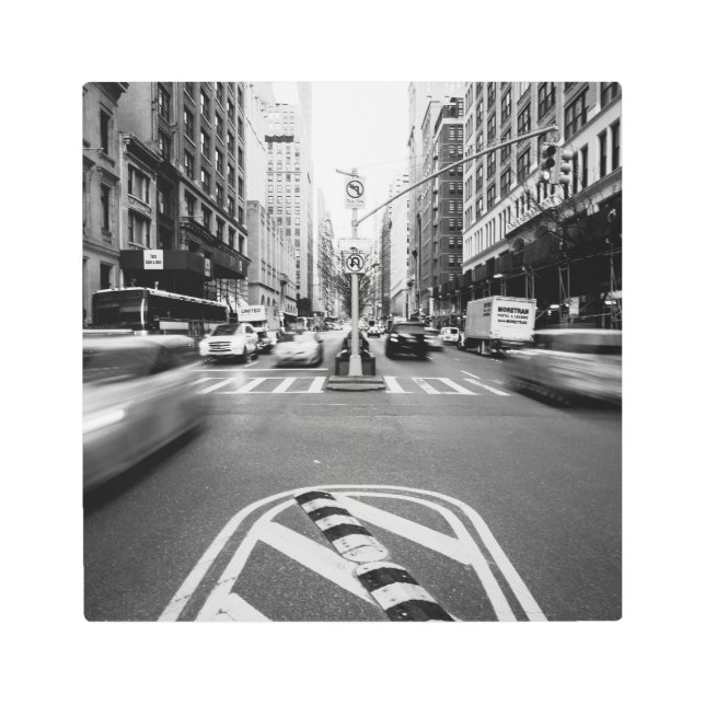 Impresión En Metal TimeSlip: 42 Street Manhattan (Anverso)