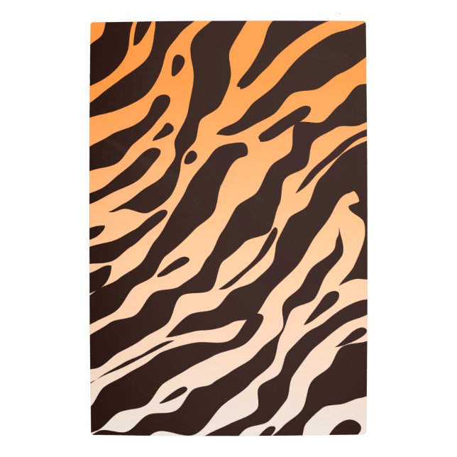 Impresión En Metal Tiras de tigre (Anverso)